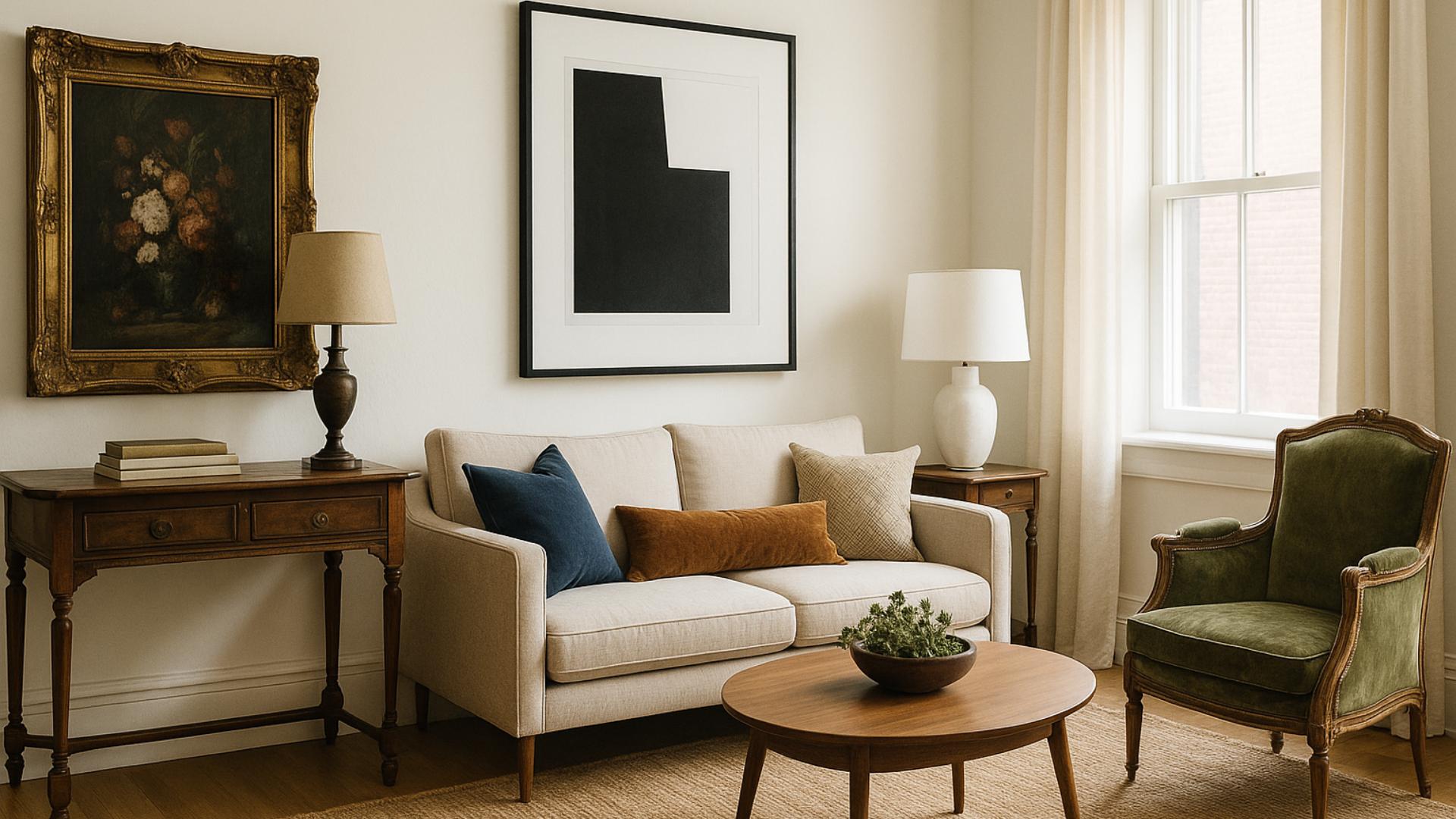 mix old and new decor